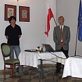 Profesor Kliesch z Frankfurtu podczas seminarium w dniu 20.09.2006 w Kurozwękach. #WspółpracaWProgramieLeonardo
