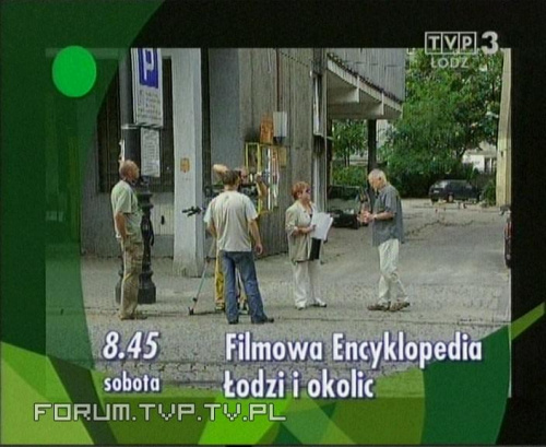 Filmowa Encyklopedia Łodzi i okolic - zapowiedź programu TVP3 Łódź