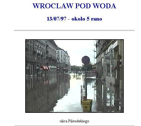 Wrocław pod wodą - 1997 r.