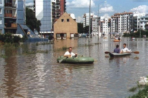 Wrocław pod wodą - 1997 r.