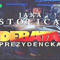 Debata prezydencka "Jaka będzie stolica?" w Telewizyjnej Dwójce.