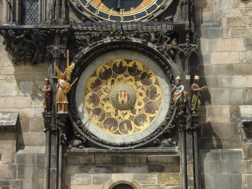 XV-wieczny Zegar astronomiczny Orloj #Praga #Rynek #Zegar #Ratusz #Miasto