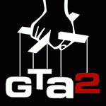 To samo logo ale po paru korektach. Rozmiar 150x150, 48 kolorów i tylko 3229 bajty :D #Gta2DonLogo