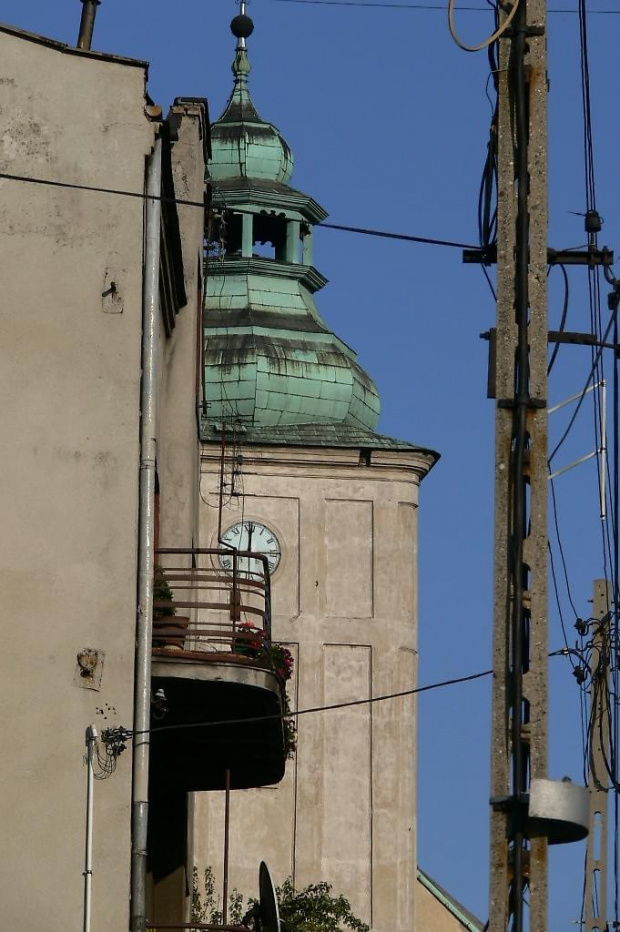 Będzin. wzgórze Zamkowe - ul. Plebańska.