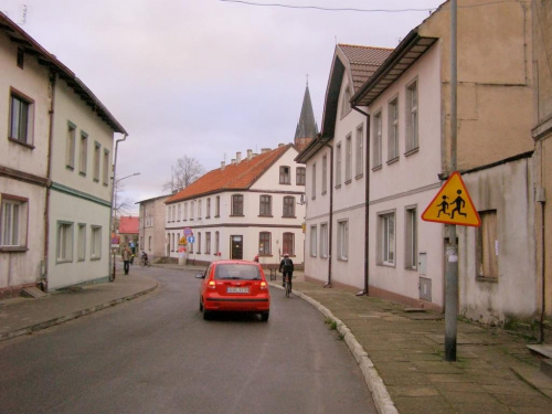 Ul. Tadeusza Kościuszki w Główczycach.