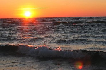 zachody słońca nad morzem