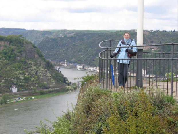 Skała Loreley niedaleko Koblencji #Ren #Loreley #Trier #Koblencja #Mosela #Bruksela #Niemcy #Belgia