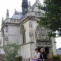 Kaplica w której znajduje się grób Leonadra Da Vinci na Zamku Ambois w dolinie Loary - Paryż - wrzesień 2005 #Paris #Paryż #WieżaEiffla #Wersal #Luwr #SaintMalo #Chambord #Ambois #Chartres #Tours #PolaElizejskie #LeonadroDaVinci