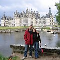 Zamek Chambord w dolinie Loary - Paryż - wrzesień 2005 #Paris #Paryż #WieżaEiffla #Wersal #Luwr #SaintMalo #Chambord #Ambois #Chartres #Tours #PolaElizejskie #LeonadroDaVinci
