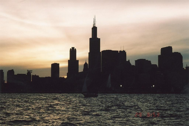 John Hancock #Chicago #ZachodSlonca #Miasta