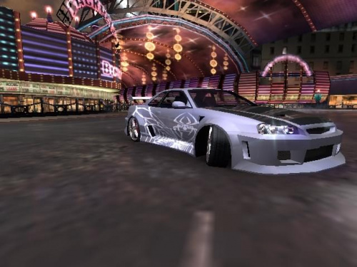 Mój Nissan SkyLine GT-R34 do Turnieju o mistrza kierownicy BayView w grze NFS Underground 2