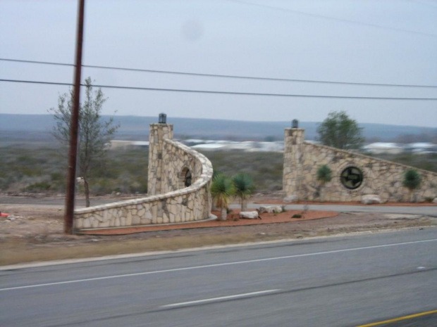 Texas, trasa wdłuż granicy USA od pólnocnego zachodu do Laredo