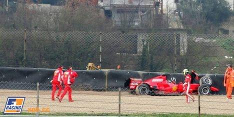 massa crashed 2007