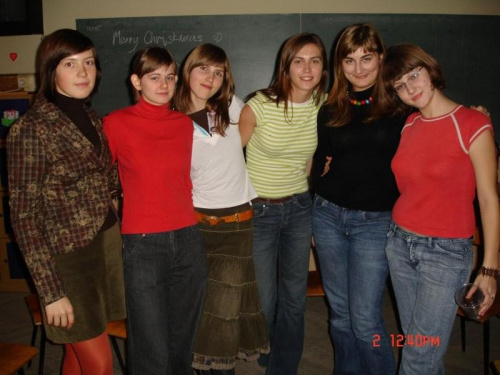 Marta, Marysia, Gośka, Natalia, Ja, Anka. Andrzeje 2005