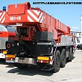 SDz 50
Udźwig:
od 0,6 t @ 25m (wysięg), 20.5 m (wysokość) i 33.1 m (długość ramienia)
do 50 t @ 3 m (wysięg), 10.5 m (wysokość) i 10.6 m (długość ramienia)
Czas wysuwu:
Poziom -3° do +80°: 52 s
Ramie od 10.6 m do 33.1 m: 115 s
Pojazd wykonany przez:
ZA...