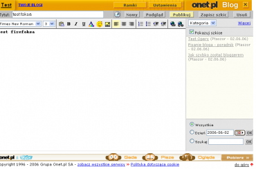 #blog #onet #Firefox