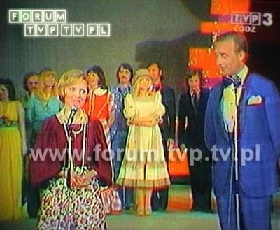 Mistrzowie 50-lecia znów na ekranach, TVP3 Łódź. Na zdjęciu: Edyta Wojtczak i Jan Suzin. Więcej na: www.forum.tvp.tv.pl.