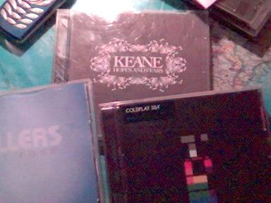 The Killers, Keane, Coldplay