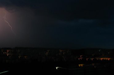 Burza nad podzamczem 16 czerwca 2006 Wałbrzych #Burza #podzamcze