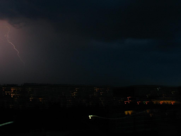 Burza nad podzamczem 16 czerwca 2006 Wałbrzych #Burza #podzamcze