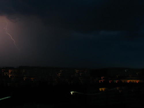 Burza nad podzamczem 16 czerwca 2006 Wałbrzych #Burza #podzamcze
