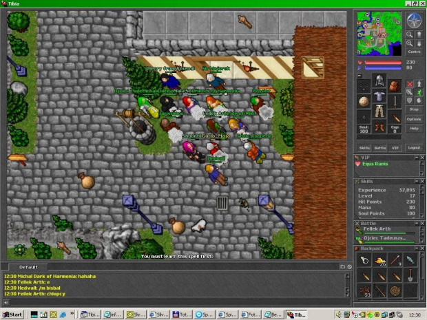 Czary na Rooku? ;-D #Tibia