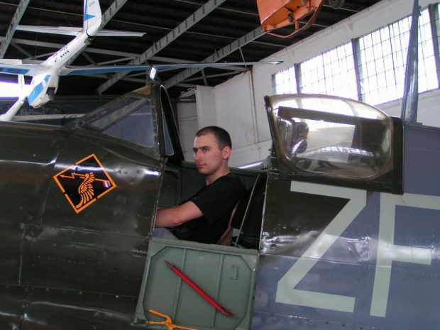 303_Shpacoo in cockpit of Spit XIV of 308th's Sqn