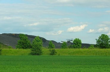 Hałda przy kopalni w Bogdance #Bogdanka #węgiel #kopalnia #hałda