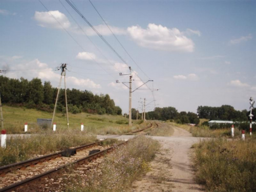 Przejazd kolejowy w Białobrzegach #pkp #tomaszów