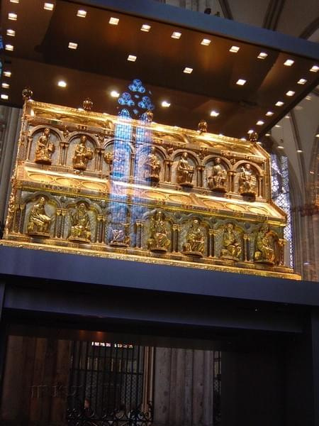 Relikwiarz Trzech Króli w katedrze kolońskiej #KatedraWKolonii