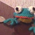 #żaba #maskotka #szydełko #crocheted #crochet #breloczek