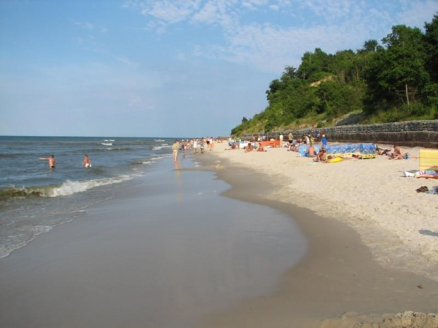 Jastrzębia Góra - plaża