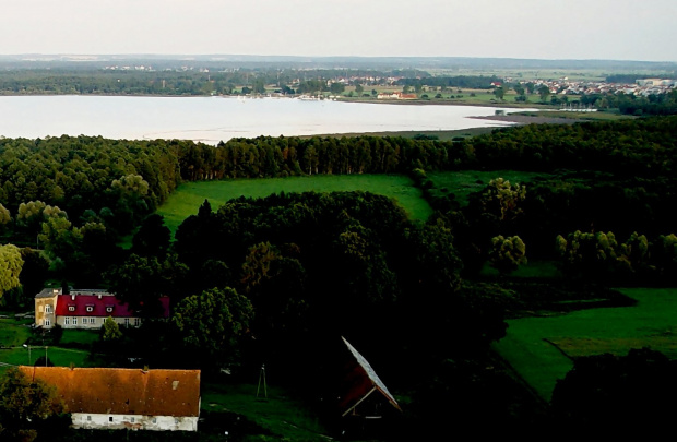 widok na jezioro roś #imionek #roś