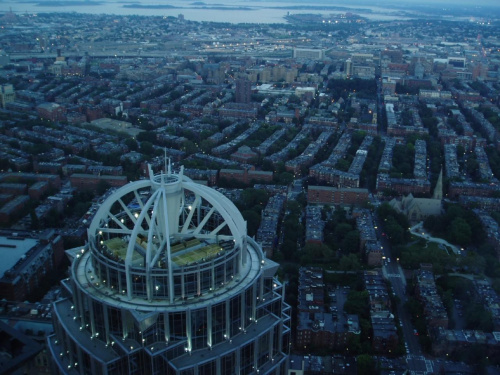 Boston w całej okazałości (widok z Prudential Tower)