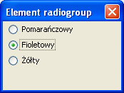 Przykład do postu z bloga http://medeco.p9.pl/wordpress/2006/08/05/xul-kontrolki-wejscia/ #xul #ptaszor #radiogroup