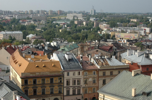 Zdjęcia Lublina z Wieży Trynitarskiej #Lublin