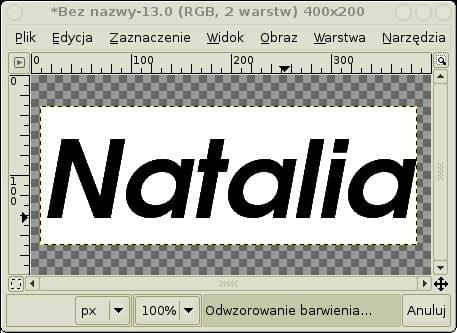 Screeny do tutoriala jak zrobić neonowy napis w Gimpie. Pełny tutorial (z tekstem) mozna znależć na www.gimpuj.info