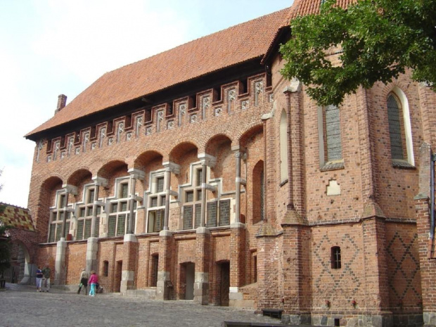 Dziedziniec Zamku SredniegoPałac Wielkich Mistrzów #Malbork #zamek #krzyżacy