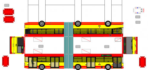 #MPK #KomunikacjaMiejska #rysunek #model #autobus #paperbus #tramwaj