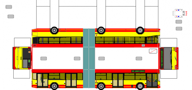 #MPK #KomunikacjaMiejska #rysunek #model #autobus #paperbus #tramwaj