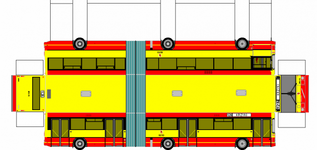 #MPK #KomunikacjaMiejska #rysunek #model #autobus #paperbus #tramwaj