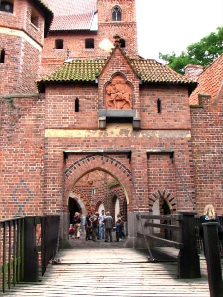 Malbork - brama wjazdowa zamku wysokiego