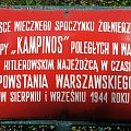 Pomnik pamięci żołnierzy AK Grupy Kampinos poległych w czasie Powstania Warszawskiego 1944. Przygotowania do uroczystości rocznicowych - Sierpień 2006. #PowstanieWarszawskie #GrupaKampinos #PomnikPamięci