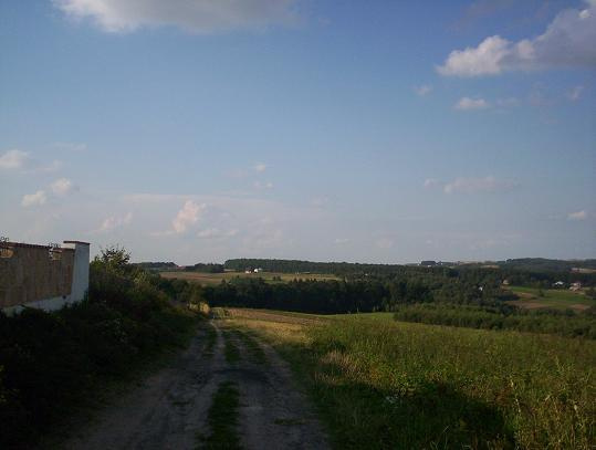 Widok z Matysówki na Chmielnik Rzeszowski